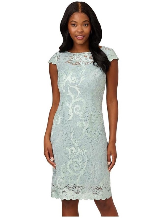 Adrianna Papell Dresses & Skirts - NWT Adrianna Papell Embroidered Lace Sheath - size 10
